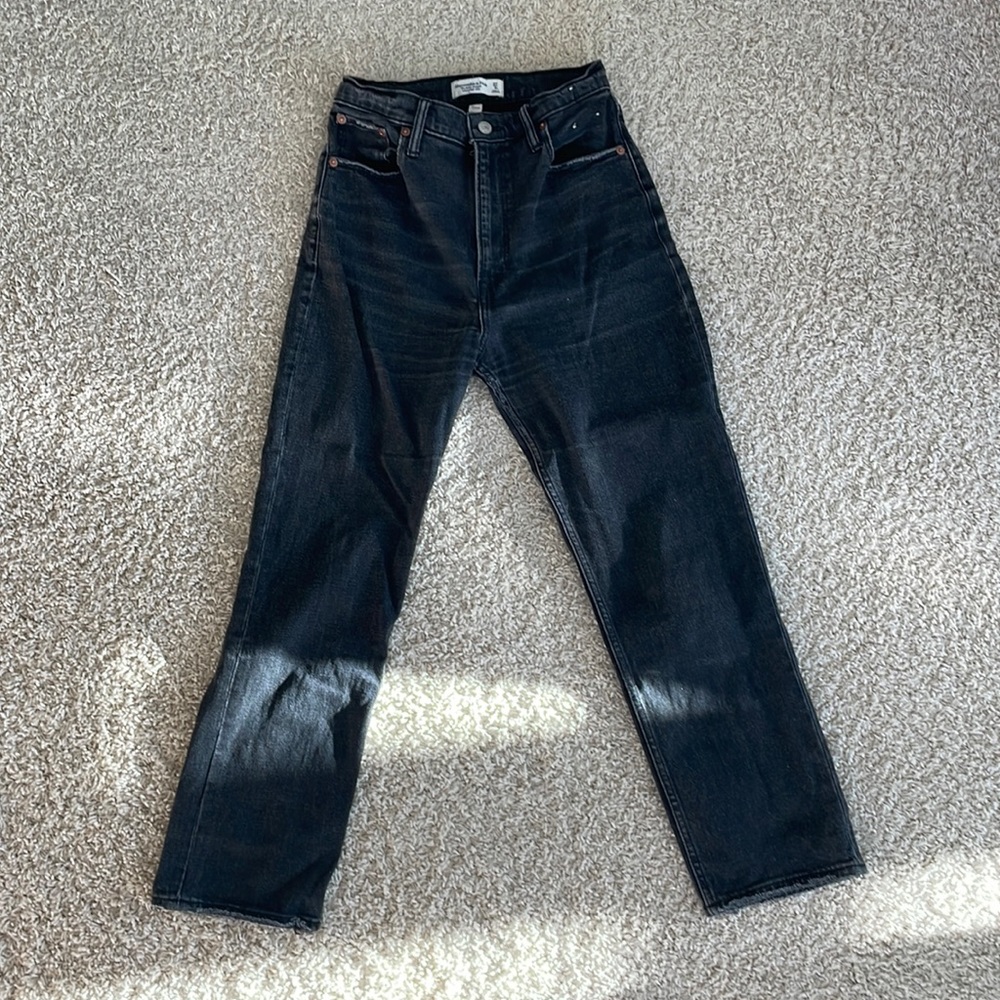 Abercrombie and fitch straight leg jeans